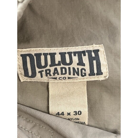 Duluth Trading Pants Mens 44 X 30 Khaki Cargo Ripstop Military Outdoor Hiking - Picture 4 of 6